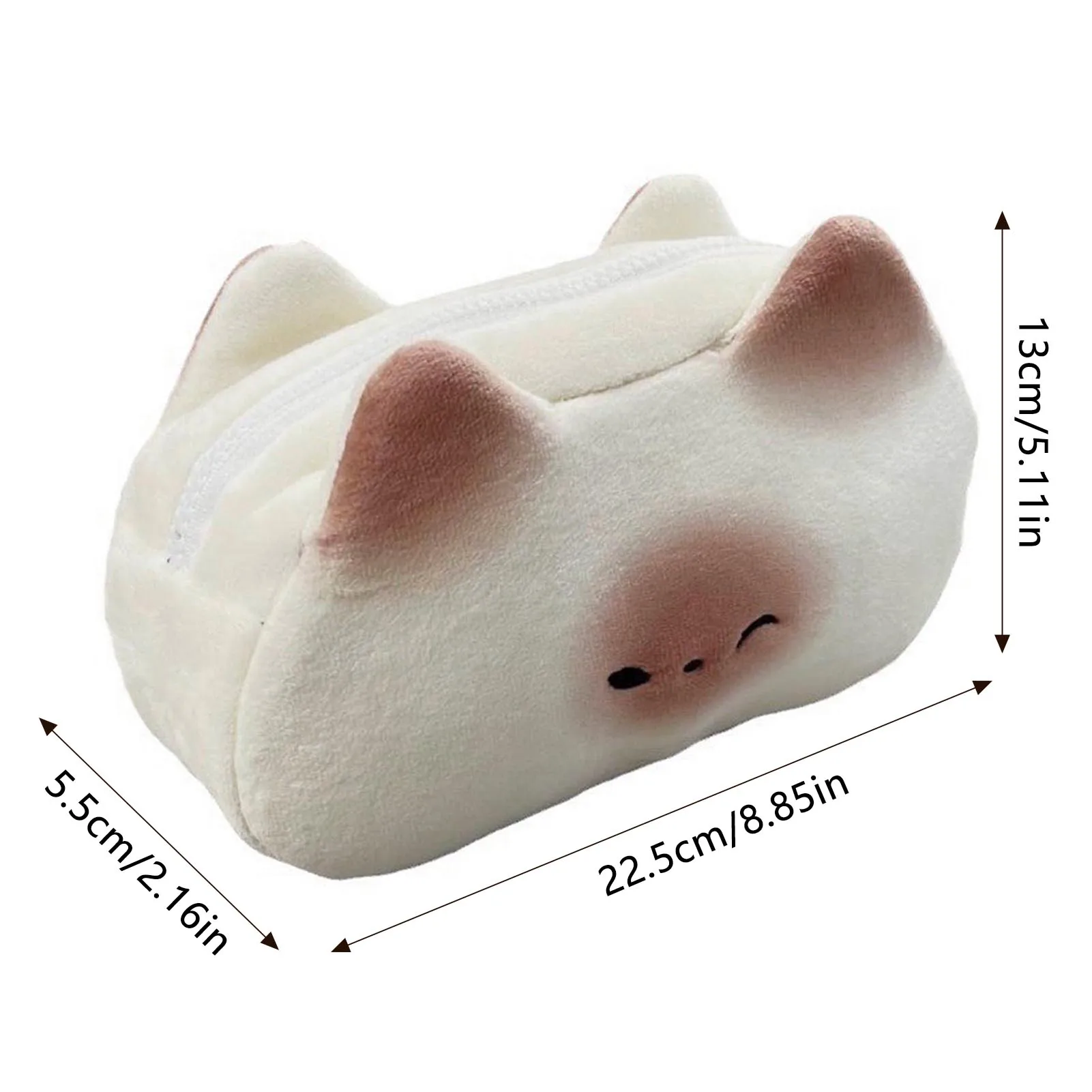 Capybara papeterie stylo sac mignon cochon d'inde grande capacité en peluche papeterie japonais stylo boîte apprentissage papeterie fournitures cadeaux