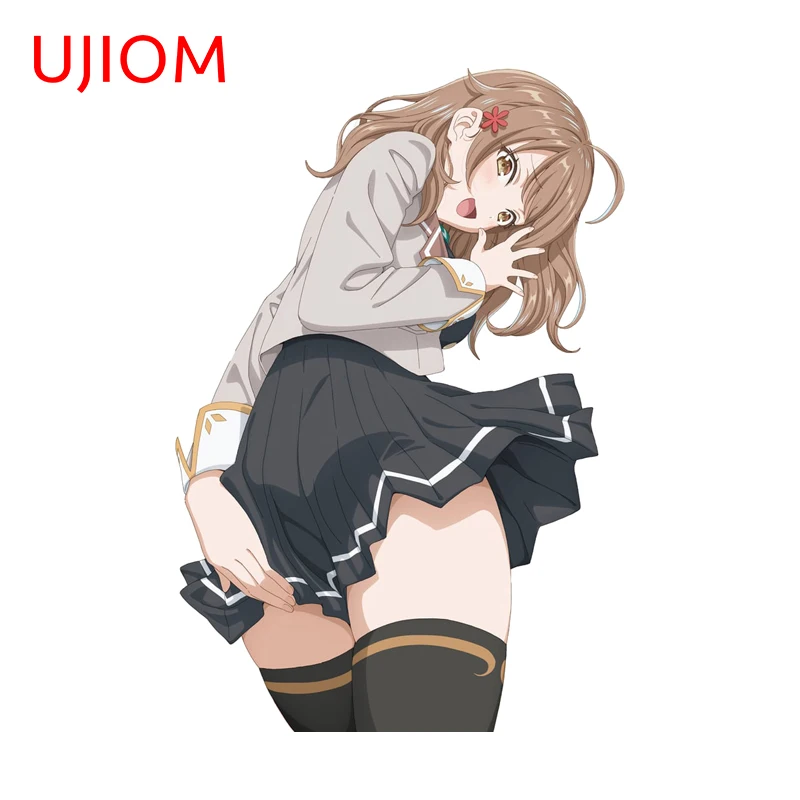 UJIOM Alluring Alya Anime Waifu Wall Sticker Hentai Lifted Skirt Girls Graphics Decals Occlusion Scratch Art DIY Home Murals