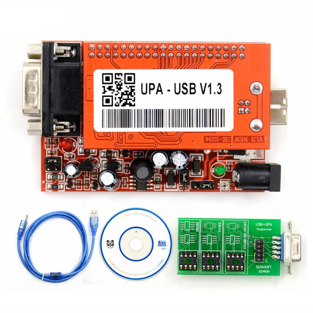 

UPA USB Programmer V1.3 Main Unit and Eeprom Adapter UPA-USB ECU Programmer Diagnostic Tool UPA Chip Tuning Tools Free Shipping