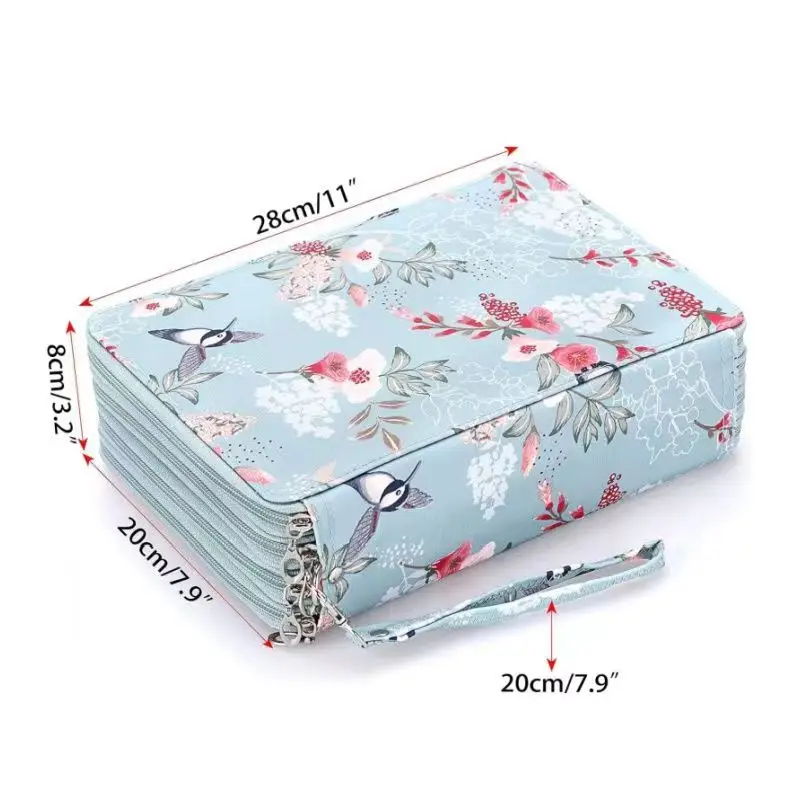 Kawaii Feder mäppchen Schule Pencil case liefert 200 Slot Briefpapier Tasche Veranstalter große Kapazität Stift Box Ast ethic Holster Material