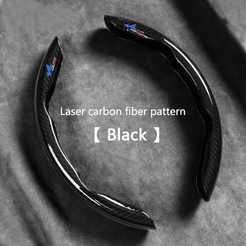 Coprivolante in Fibra di Carbonio Antiscivolo con Logo Alpine per Kadjar Twingo Megane Scenic Espace Clio Accessori