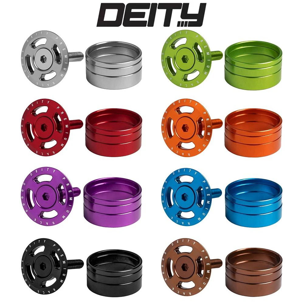 DElTy MTB Headset Spacer Bike part Fork Ring Spacers  Steerer tube Cap washer Fork Cover Bike stem Steerer tubes headset kits