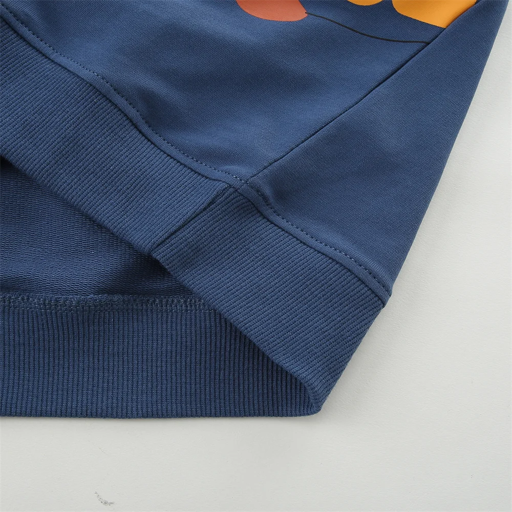 Jumping Meters Langarm-Sweatshirts für Kinder und Jungen, Kleinkindkleidung mit Kapuze und Tiermotiven für Herbst und Frühling, modische Kinderkleidung – Detail 7