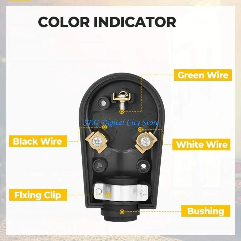 

U75B 30Amp Car Power Outlet Power Plug Heavy Duty Design Easy Installation Upgrades