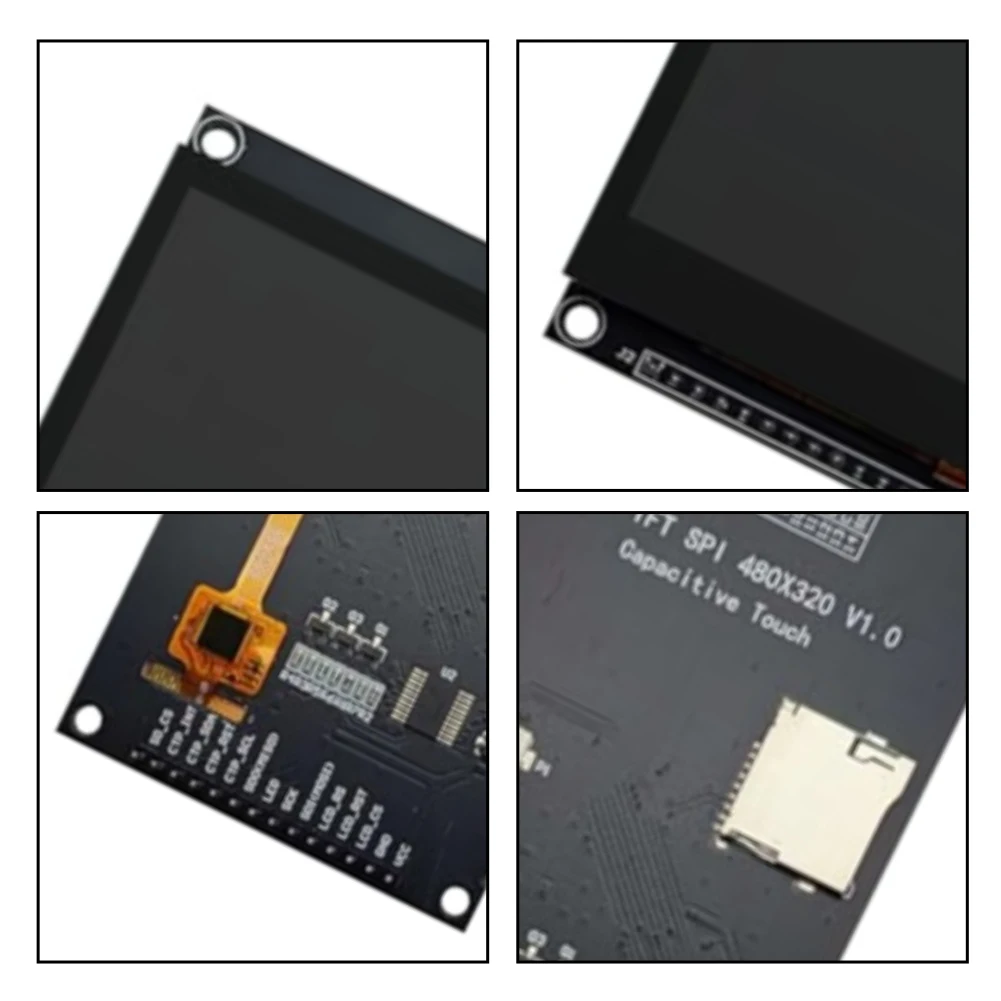 3.5 Inch IPS TFT LCD Display 320x480 ST7796U Capacitive Touch Screen Module 5V Compatible With TF Card Slot For Arduino