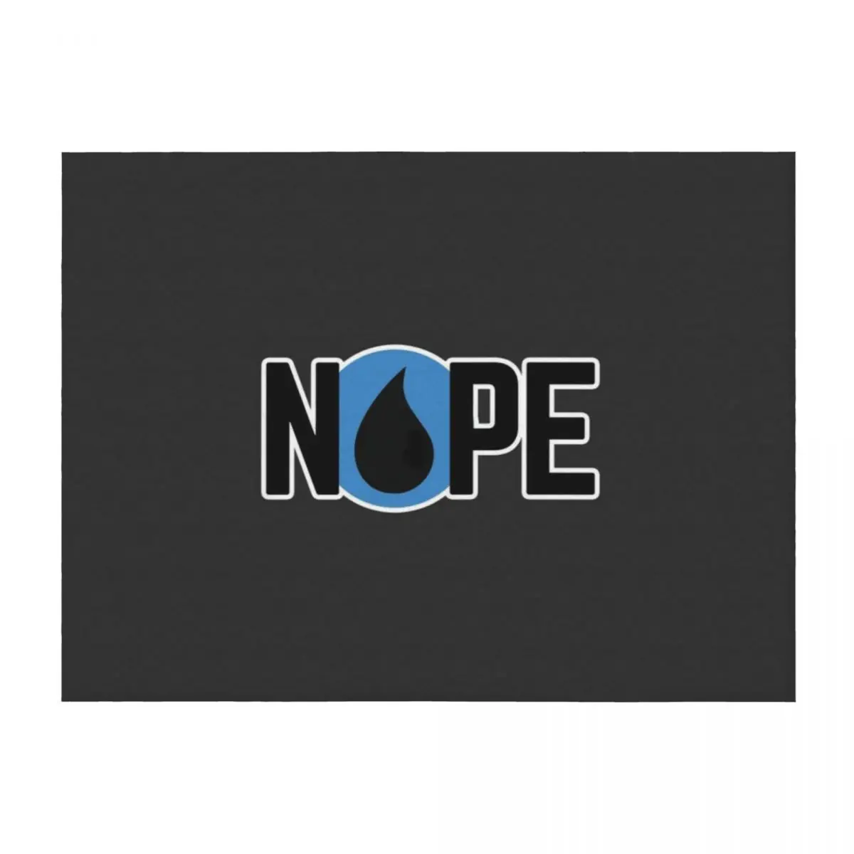 

NOPE Counter Magic the gathering MTG humor Throw Blanket Travel Personalized Gift Camping Summer Beddings Blankets