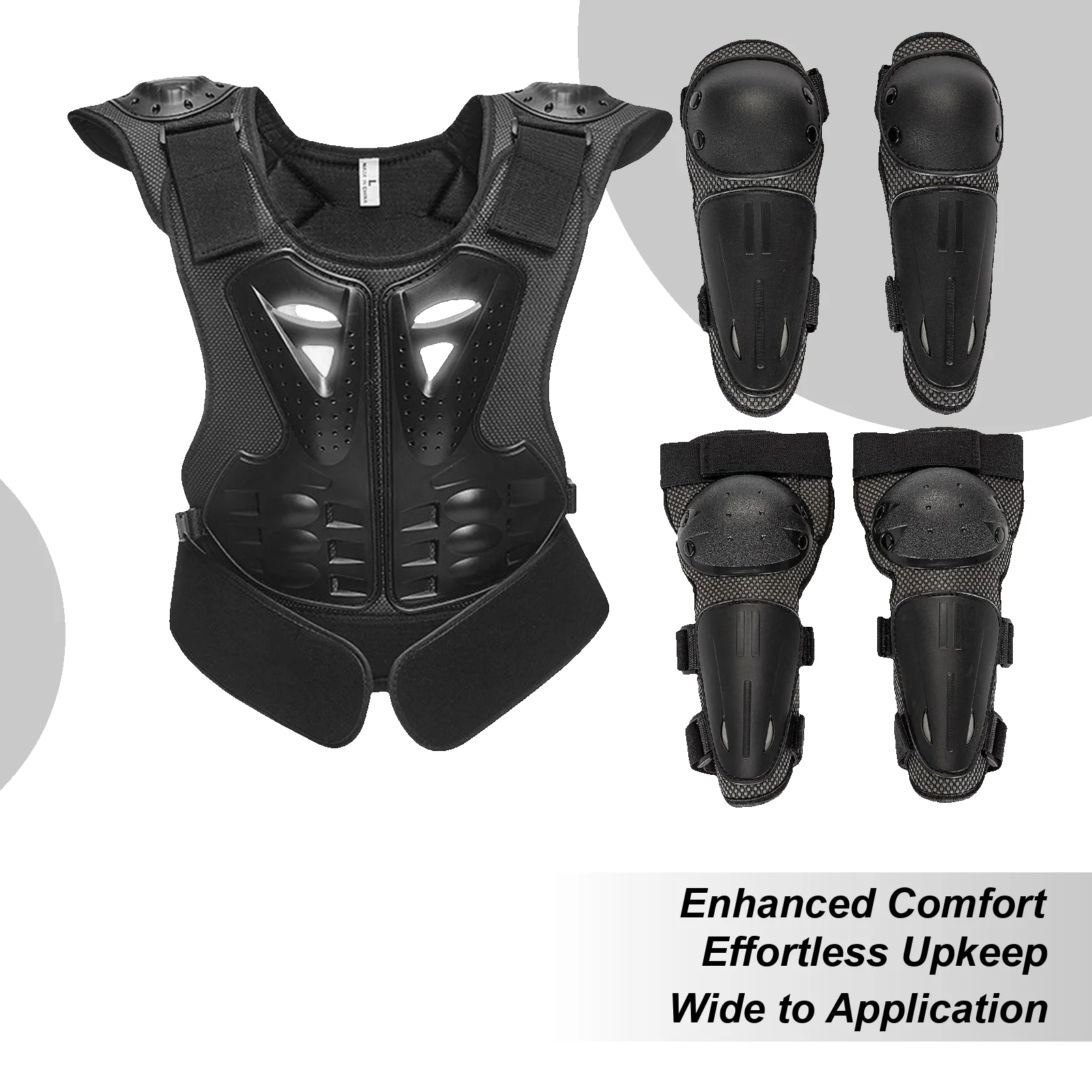 

Kids Dirt Bike Gear Cycling Suit With Elbow And Knee Pad Motorcycle Protective Gear For Boys Girls Skiing Skating Skateboarding