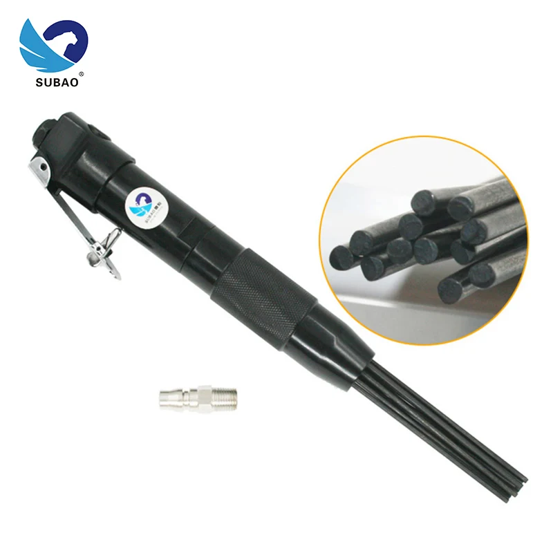 SUBAO E2 Thẳng Bằng Khí Nén Kim Khí Nén Xúc 12 Kim Gỉ Gỉ Máy Đánh Bóng Máy Đánh Bóng
