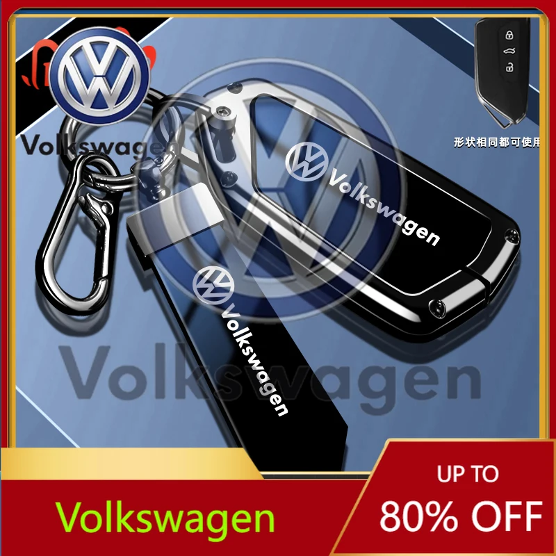 Защитный чехол для автомобильного ключа с зеркальной поверхностью из цинкового сплава для VOLKSWAGEN VW ID.3 ID.4 Golf 8 2022 2023 MK