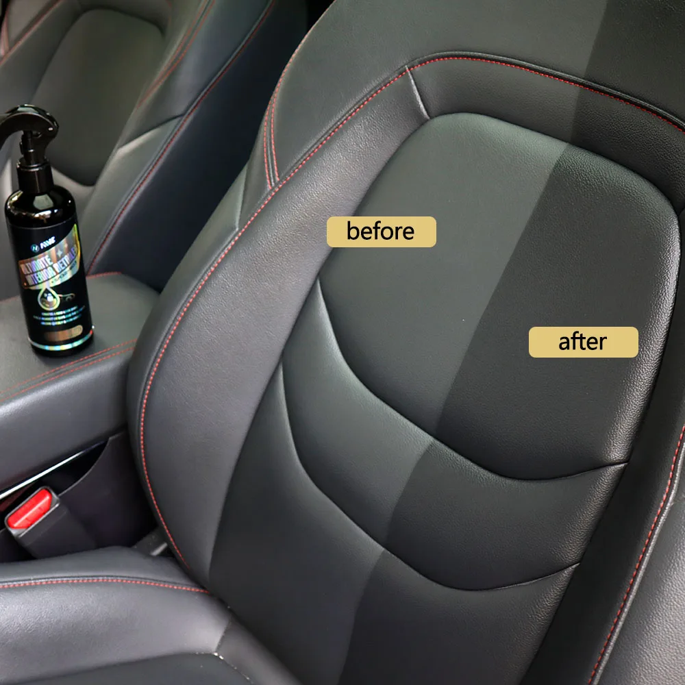 Leather Vinyl Plastic Rubber Dressing Aivc Interior Detailer Ceramic Protectant Black Shine Trim Restorer Spray Car Care