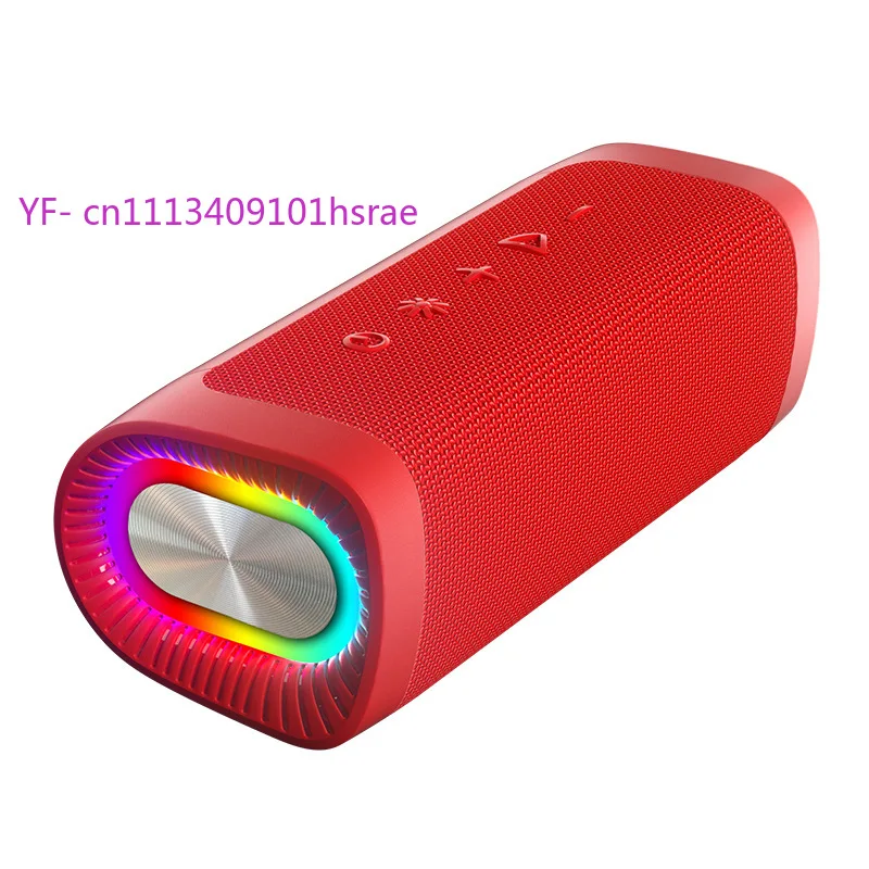 

Fabric Wireless Bluetooth Speaker RGB Light Heavy Bass High Volume Outdoor Portable Waterproof Audio