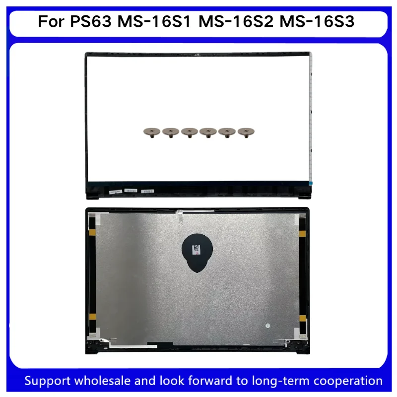 New For Kailxuling PS63 MS-16S1 MS-16S2 MS-16S3 Mondern 8RD 8SC 8M 8RDS 8MO 8RC Series LCD Back Cover Rear Lid / LCD Front Bezel