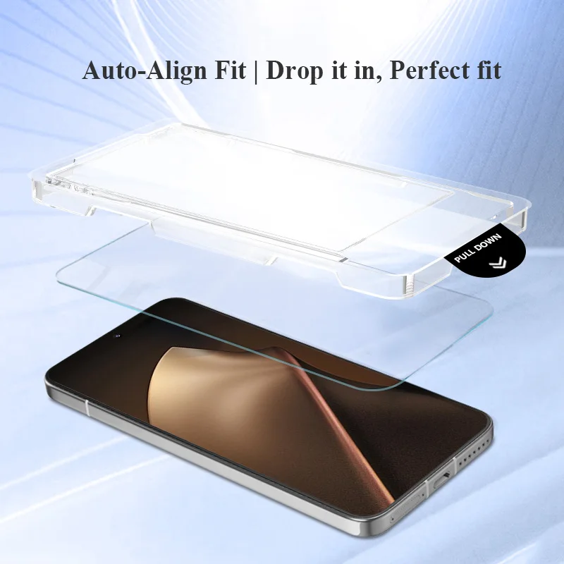 LeReach CF For Xiaomi Redmi Note 15 Pro 5G 2pcs Tempered Glass Film Dust-Free Seal Invisible Fit Screen Protector
