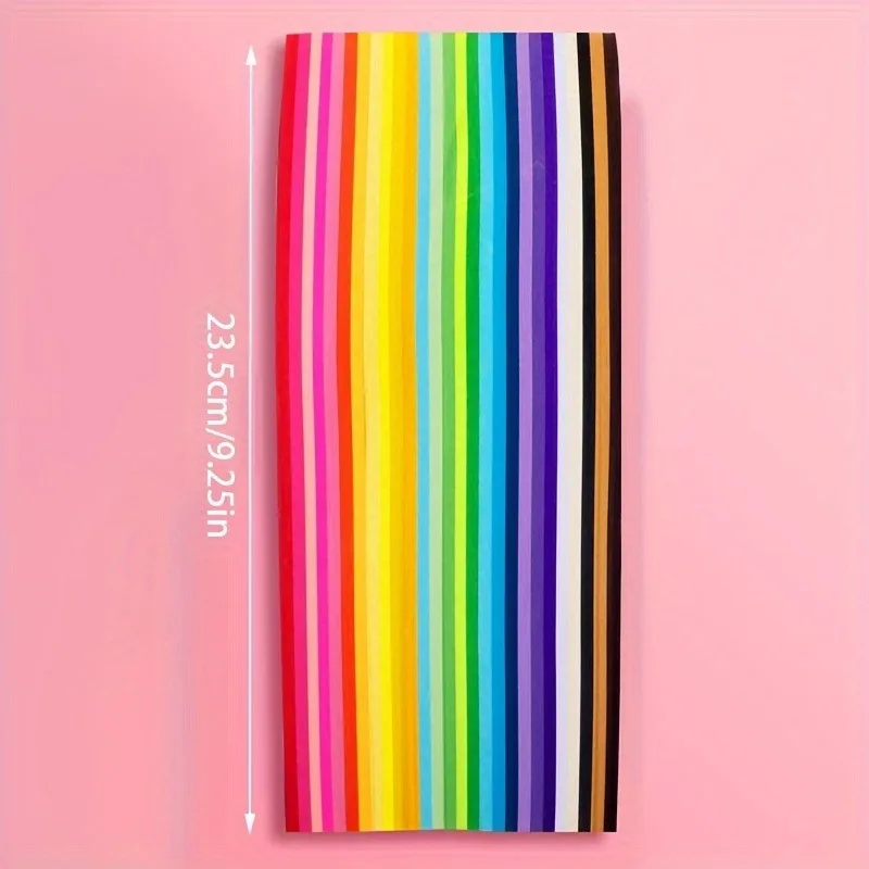 Pack of 1030 Sheets of Star Origami for Handmade DIY Lucky Star Origami Perfect for Creative Handicraft Color Decoration
