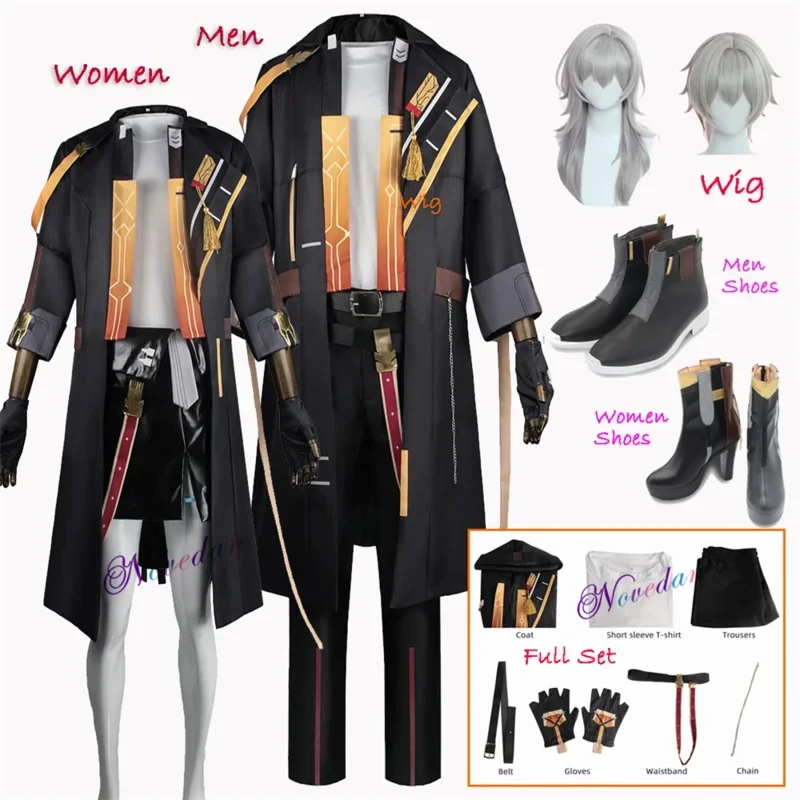 Protagonist Trailblazer Cosplay Honkai Star Rail Cosplay Female Male Uniform Shoes Wig Outfit Halloween Party Costume Props R