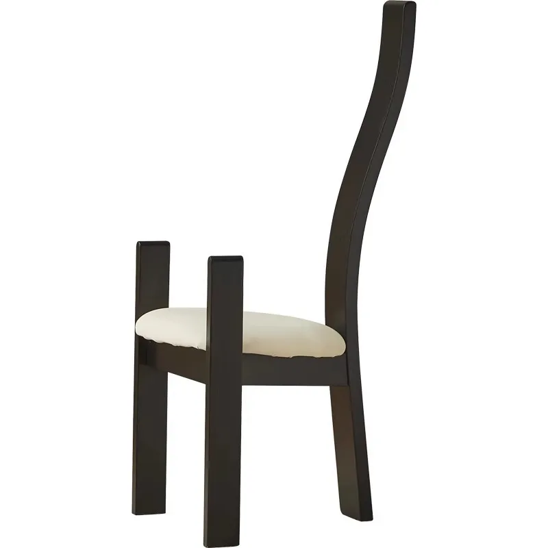 

Wabi Sand Wind Nordic Simple Creative High Backrest Solid Wood Dining Chair French Retro