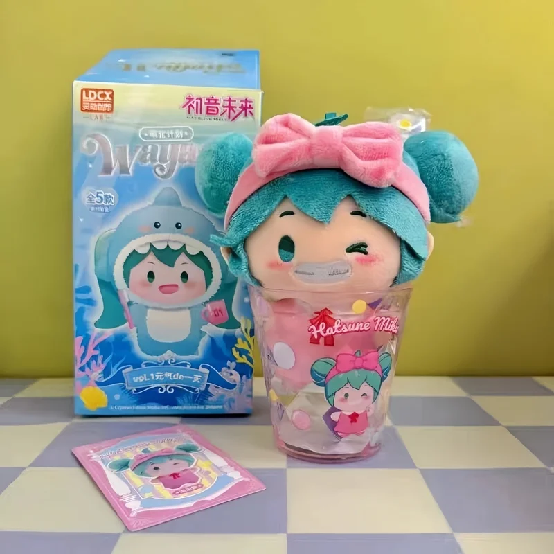 

Оригинальная в наличии умная креативная серия Hatsune Miku WAYAYA, зубная щетка, чашка для зубов, фигурка, модная слепая коробка, дисплей, игрушки, подарки