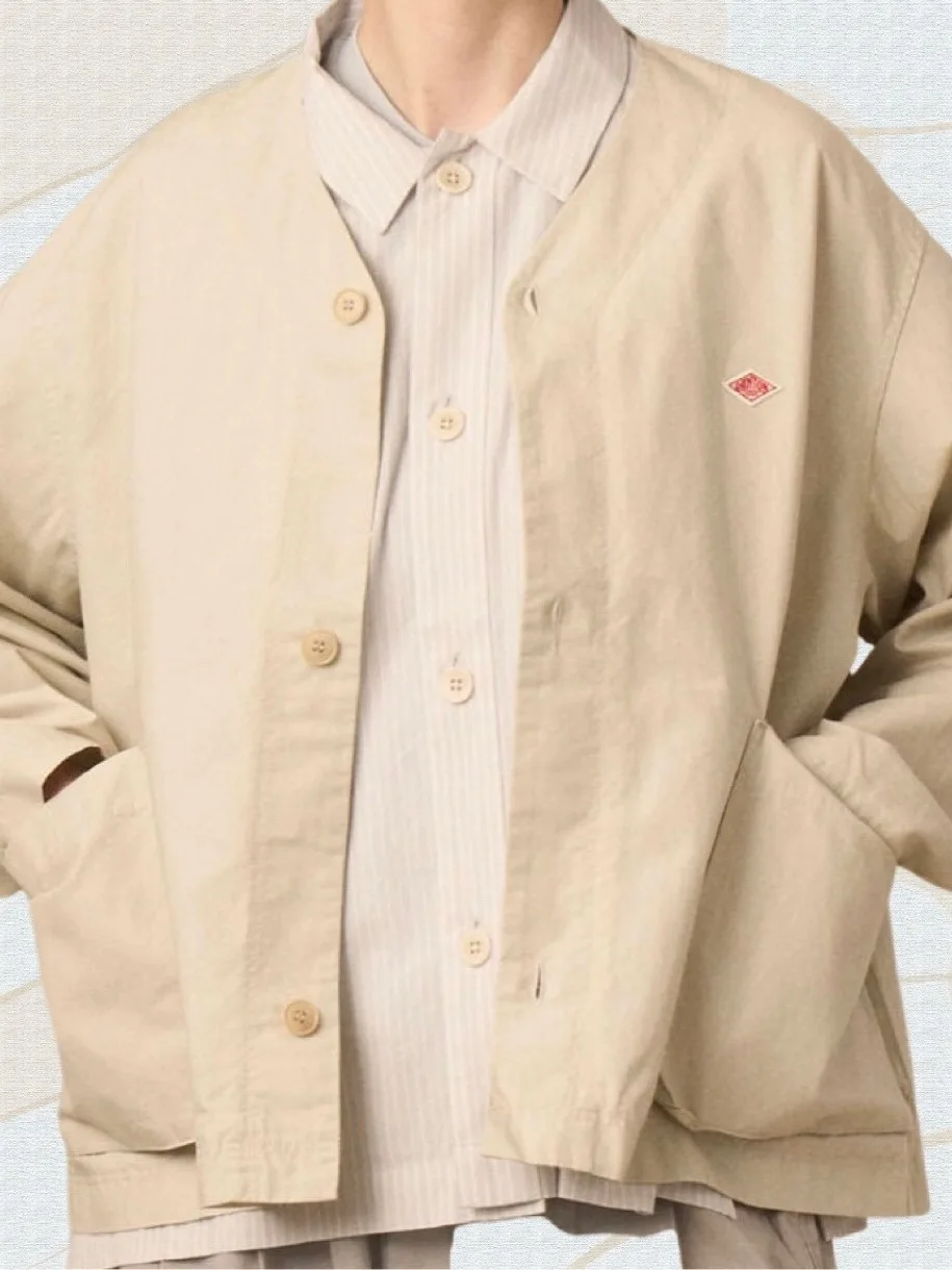 Comfortable Loose Unlined Jacket Thin Outerwear Spring Autumn Japanese Style Original Label Knitted Baseball Sportswear for W...
