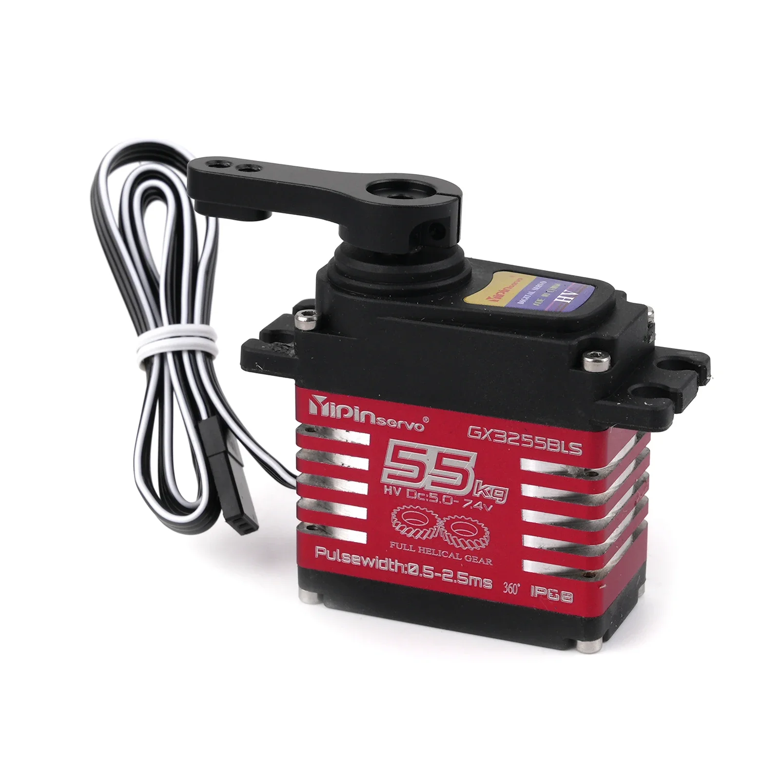 YP3255BLS 55KG Servomotore brushless digitale Ingranaggio in acciaio a coppia elevata per modellini di auto robot 180 /270 /360 gradi