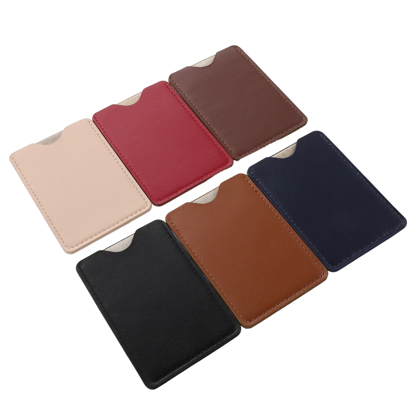 6Pcs Rfid Blocking Anti Theft Card Holder Slim Credit Protector Sleeve Travel Card Case Holder