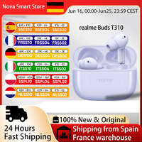 realme Buds T310 Experience Bluetooth 5.4 True Wireless Earbuds with 46dB Active Noise Cancelling 40H Playtime IP55 Protection