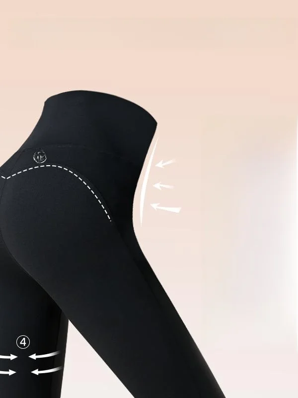 Pantalones de Yoga de pierna ancha de cintura alta para mujer, pantalones acampanados finos de verano con ajuste Bot, levantamiento de cadera de fibra de poliéster, nueve puntos
