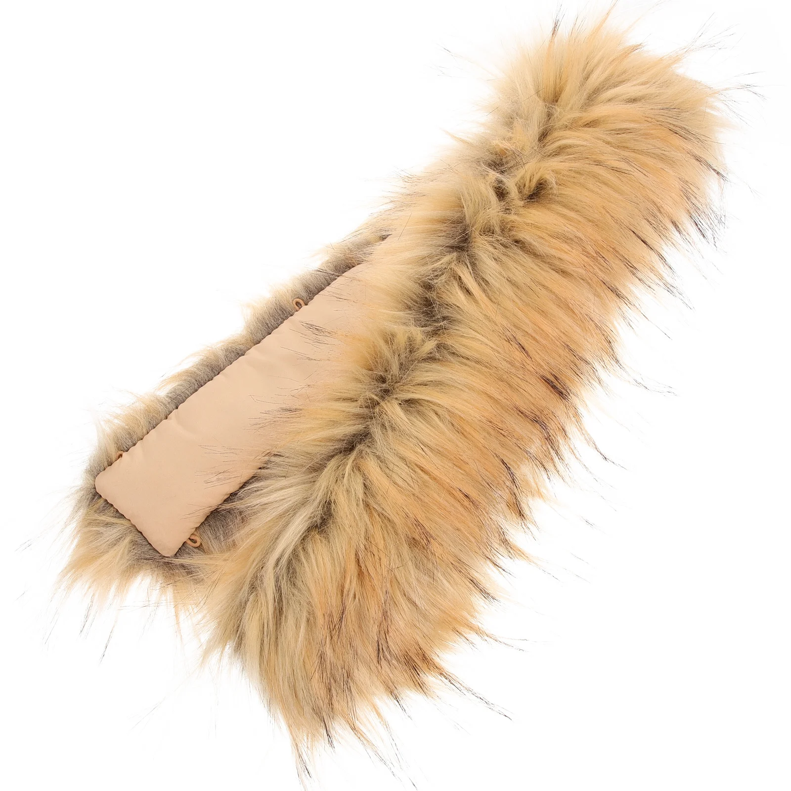 Faux Hood Trim For Women Winter Shawl Collar Replacement Warm Thickened Neck Accessory For Coat Down Jacket Ear Muff