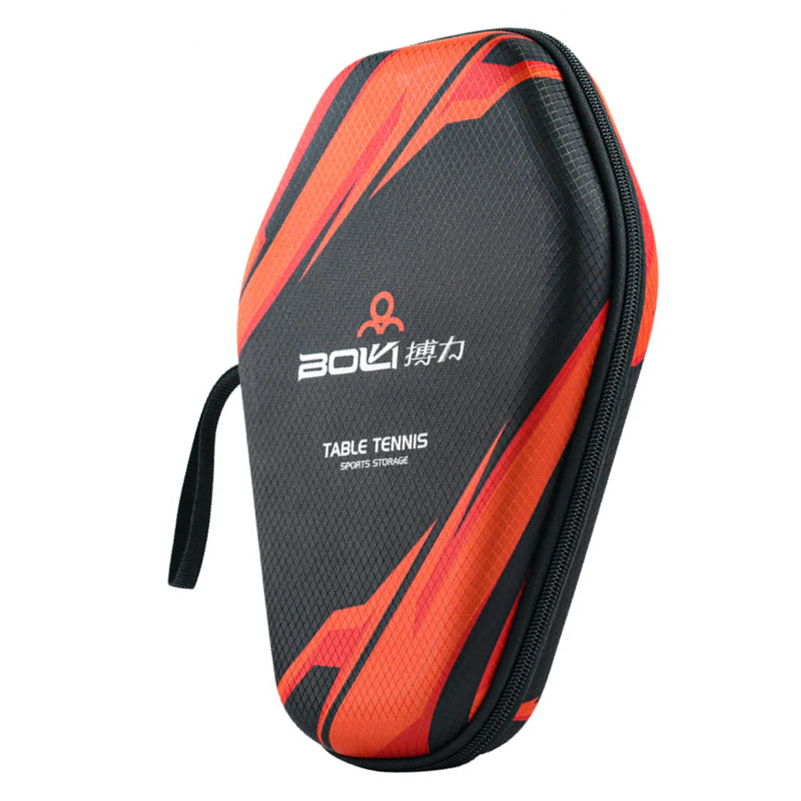 1PC Waterproof Table Tennis Racket Bag EVA Ping Pong Paddle Hard Case Hexagonal Table Tennis Bat Cover with Hand Strap  ﻿