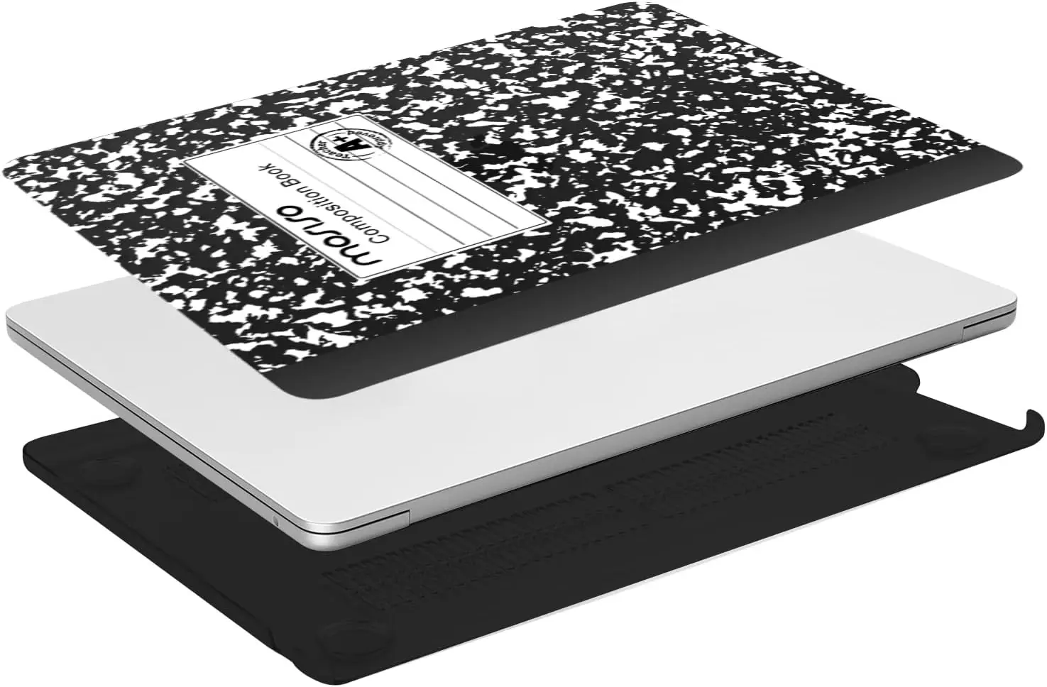 MOSISO Etui na laptopa MacBook Air 13 13.6 cala A3240 A3113 A2681 Macbook Pro 14 M5, twarde plastikowe obudowy, personalizowane etui na zamówienie — zdjęcie produktu 3