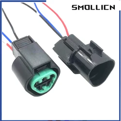 1 Set 3 Pin Kum Waterproof Electrical Wire Auto Connector Plug Headlight Sensor For Kia Hyundai With Wires