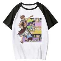 Fairy Tail shirt women Y2k 2000s Breathable University graphic t shirt streetwear Digital Pastel Punk women Colorful