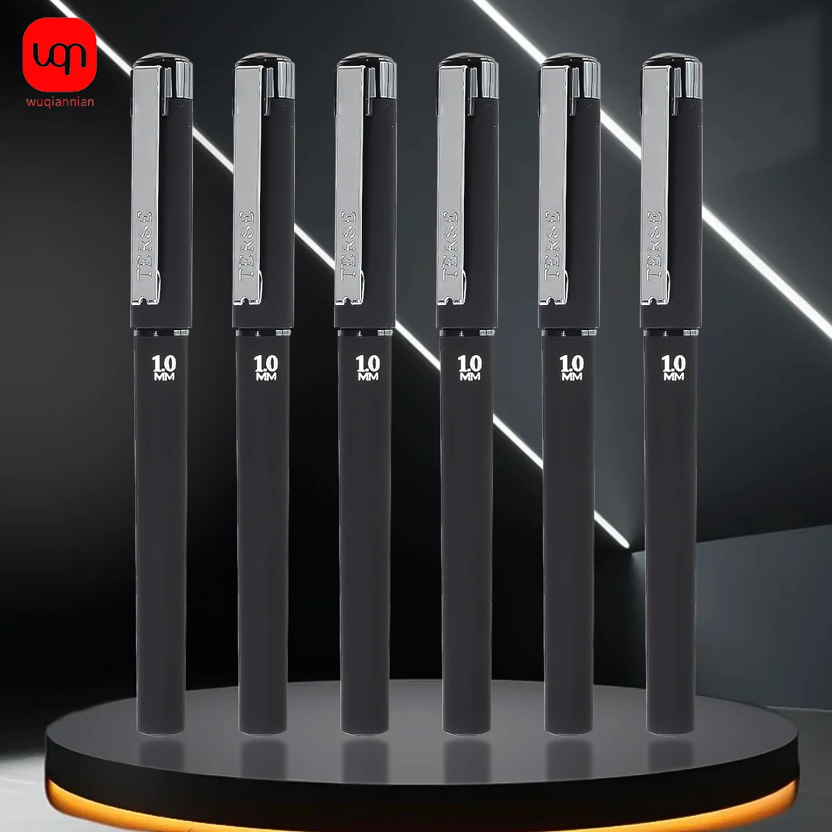 

WQN-4/8/12PCS Classic Black Gel Pen 1.0mm Nib Black Ink Smooth Writing Business Pen School and Art Writing Supplies