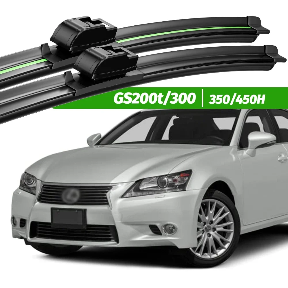 For Lexus GS200t GS300 GS350 GS450H 2000-2020 2pcs Front Windshield Wiper Blades 2013 2015 2019 Windscreen Window Accessories