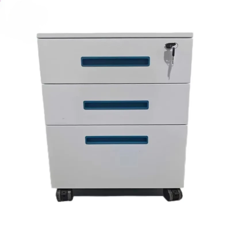 Modern Steel Filing Cabinet Desktop Metal File Storage Box With Lock Secure Organizer For Home Office Living Room Warehouse