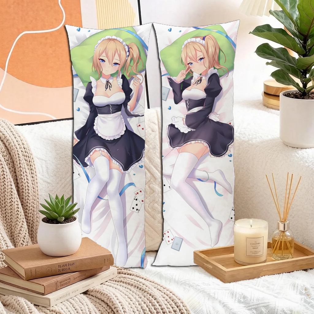Home Decor Ai Free - Sarung Bantal Dakimakura Anime Blonde Tails