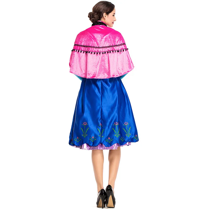 Anna Ice Princ Dr Cosplay Animation Costume Fairy T S Stage Performance loween Outfit Traditional Chinese Eth...