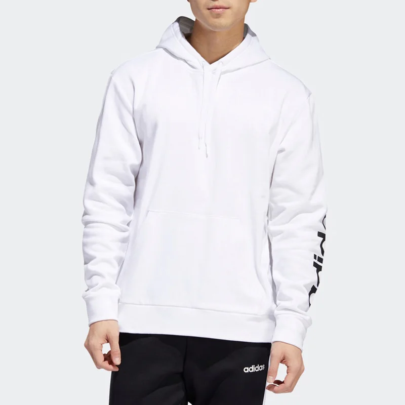 

Adidas genuine seasonal new men's casual hooded fleece sweatshirt FL4833