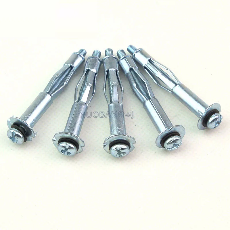 Hollow Wall Anchor Expansion Screw Bolts for Gypsum Ceiling Hollow Curtain Wall Sleeve Aircraft Expansion M4 M5 M6 M8