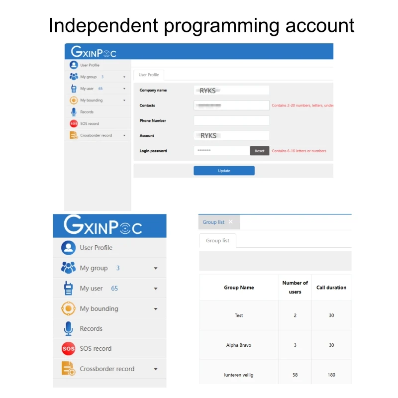Walkie Talkie Jarak Jauh 50000Km Radio Global 4G 199 Saluran Kompatibel Seluruh Dunia Untuk Global Ptt Poc