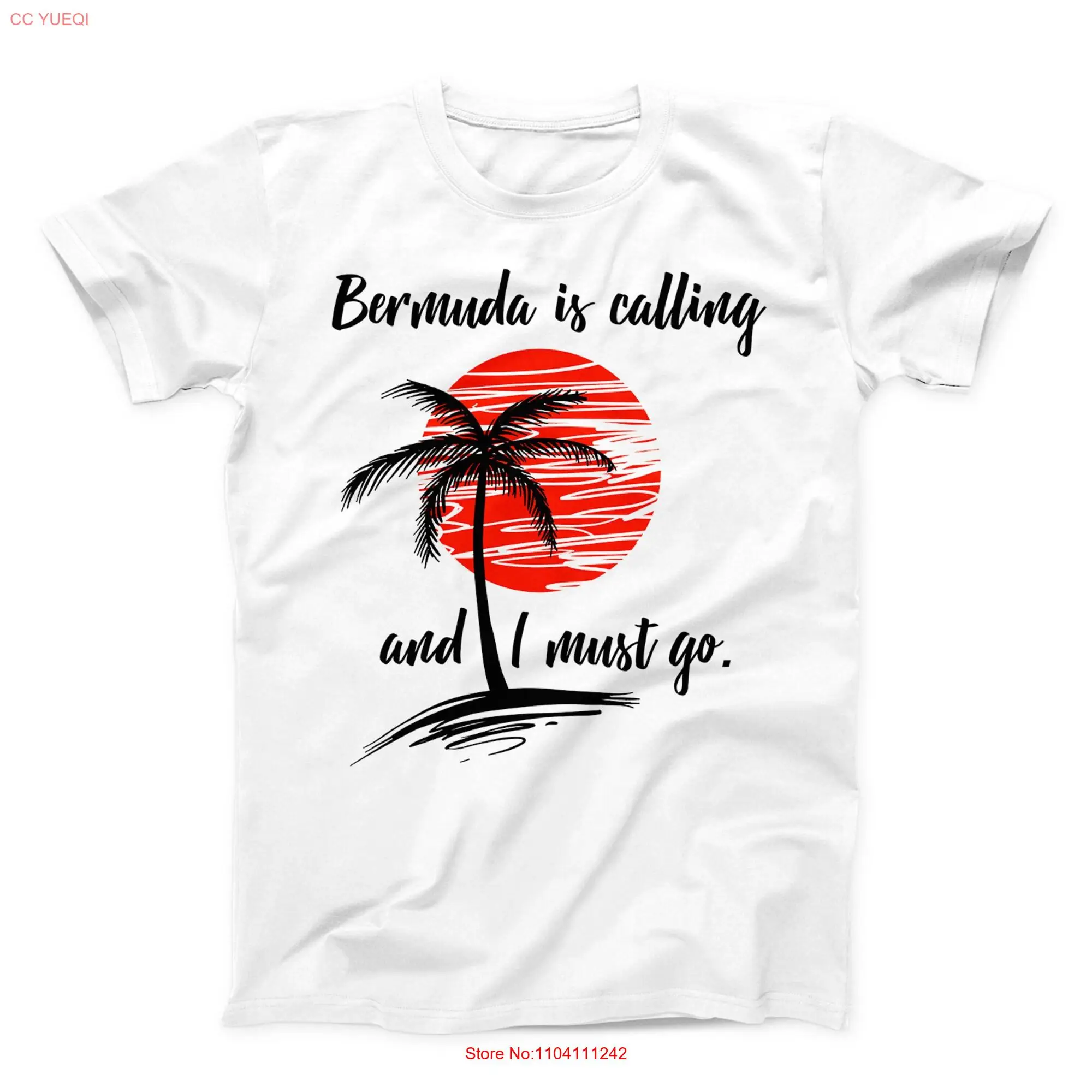 Bermuda souvenirs shirt gift vacation I love T clothing long or short sleeves