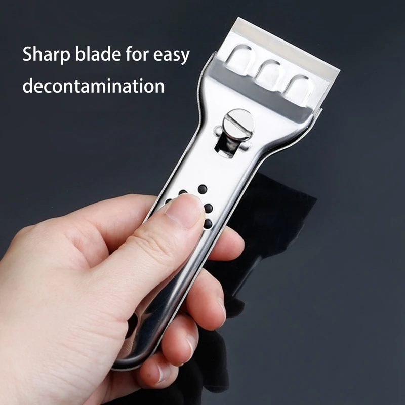 Paint Scraper Tool Kitchen for Ceramic Induction Cooktops Multifunction Glass Ceramic Hob Scraper Cleaner Tool With Blade