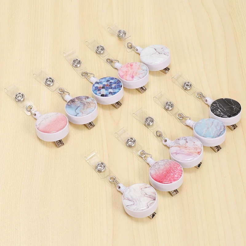 10 шт., выдвижной держатель для значков