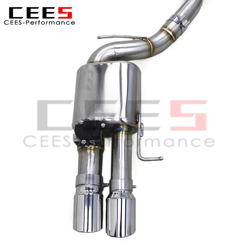 CEES Custom  Valve Catback Exhaust for BMW M5 F10/F15 4.4TT 2012-2016 Racing Escape Exhaust Pipe System Muffler Stainless Steel