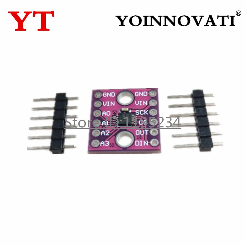 ADS1118 ADC 4 Channel Development Board 16 Bits ADC Communication Module Development Board DC2-5.5V High Precision