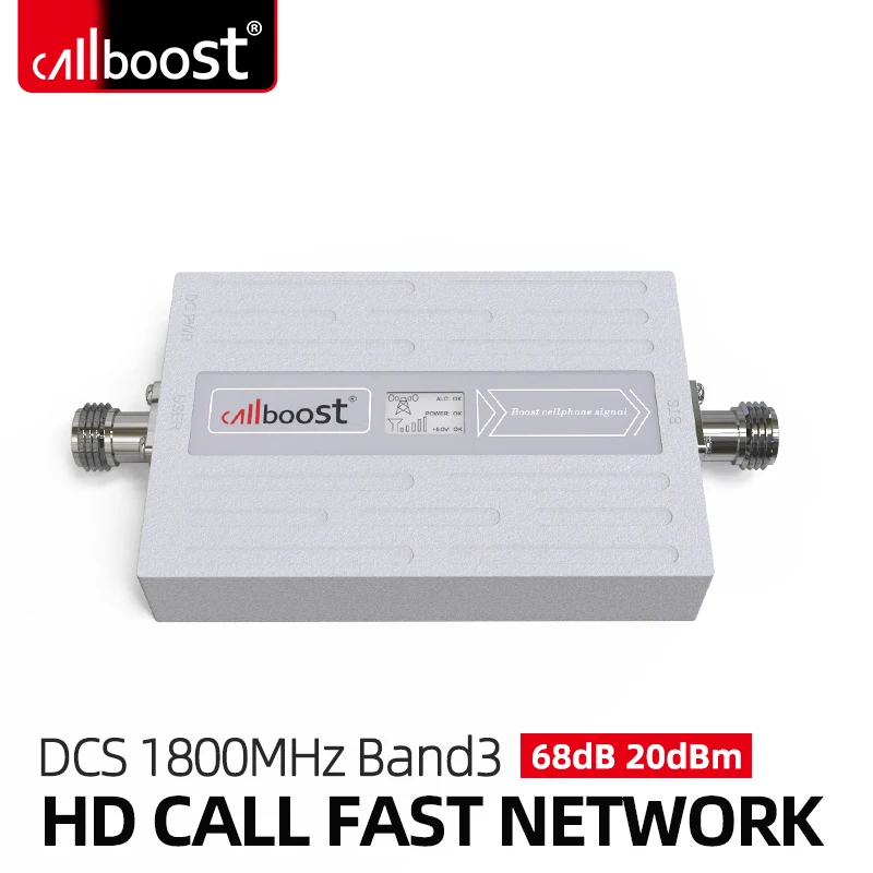 Callboost LTE 1800mhz 4G Cellular Amplifier Signal Booster GSM Repeater 4G Amplifier DCS Mobile Phone Network Booster 2G Band 3