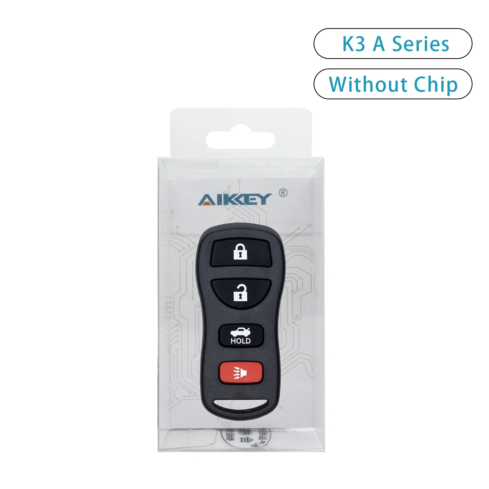 AIK KEY Tool K3 For Nissan Style Design Universal A Series 4 Buttons Car Remote Key Fob for AIK Machine Control Key