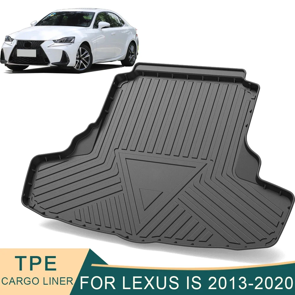 Нескользящие Коврики для багажника из ТПЭ для Lexus IS XE30 2013-2020