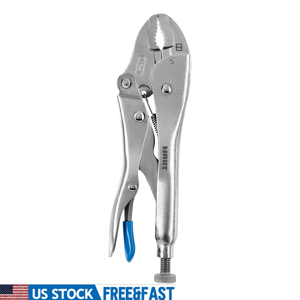 7 بوصة منحني الفك قفل كماشة الكروم الفاناديوم الصلب الإفراج السريع الثقيلة قابل للتعديل الراحة قبضة أدوات ميكانيكي