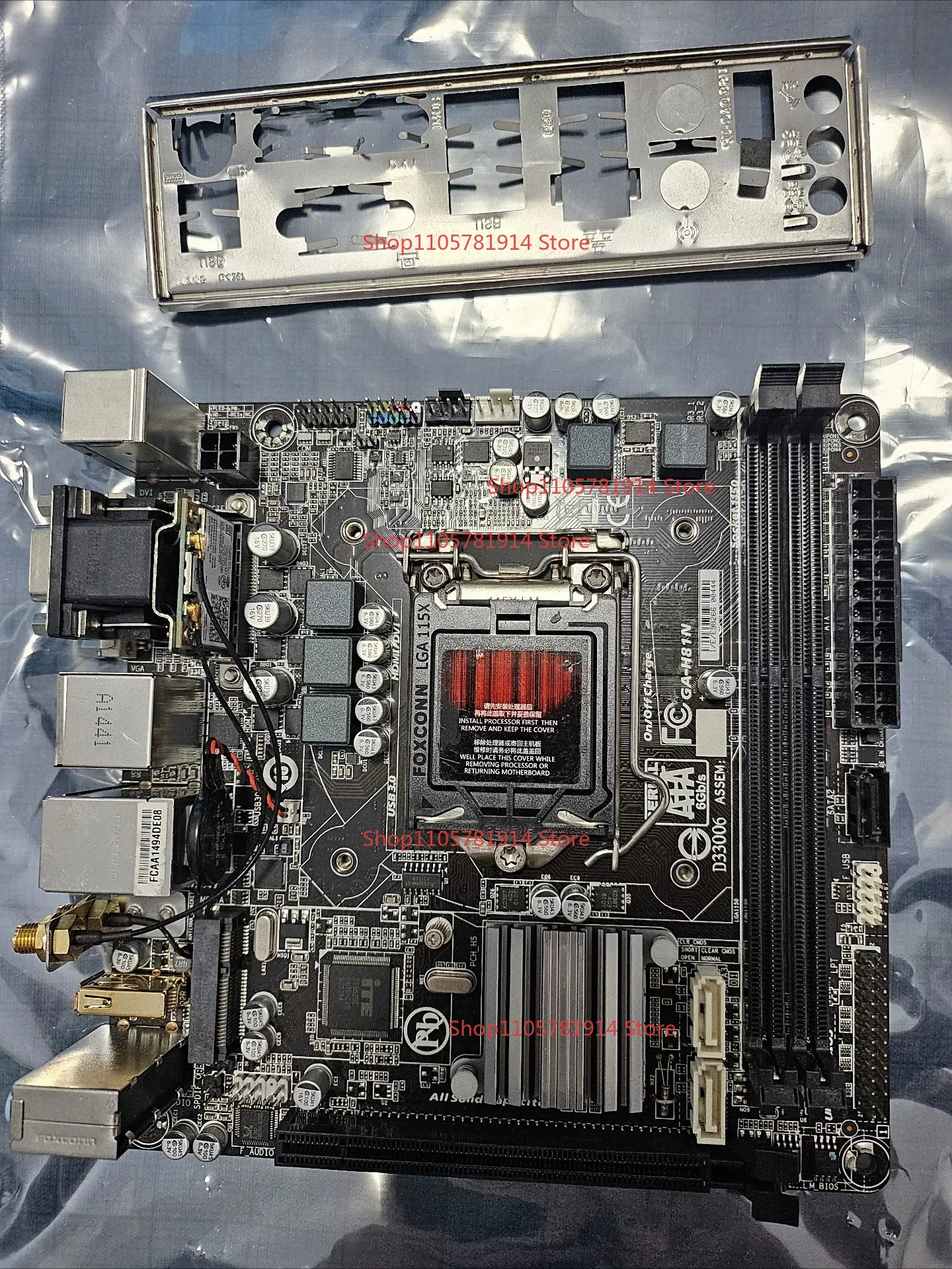 For Gigabyte GA-H81N Main Board LGA1150 H81 MiniITX Small Board with WiFi No Antenna