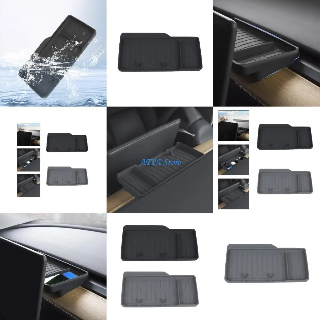 

U13C Silicone Storage Accessories Storage Tray EnhanceInterior Functionality Durable